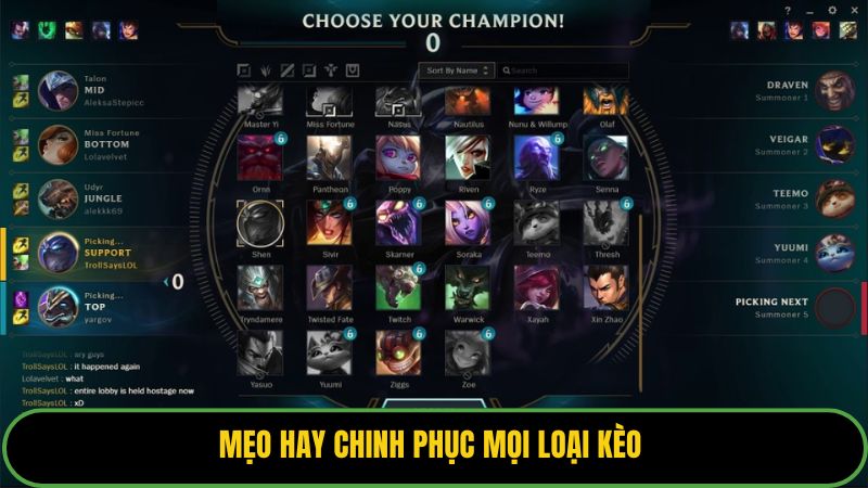 Mẹo hay chinh phục mọi loại kèo